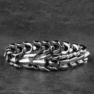 Dragon Bracelet Retro Animal Long Chain Trend Men's Punk High Quality Metal Q0717