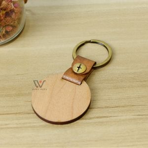 Personalized Leather Keychain Straps Keychains Luggage Decoration Key Ring DIY Christmas Father's Day Gift Fashion Accessories