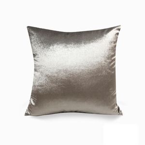 Almofada travesseiro decorativo sofá de cussão de ouro e prata cinza removível almofadas laváveis cadeira luxo