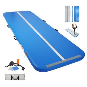 16ft opblaasbare tuimelmat inch dikte matten voor thuisgebruik training cheerleading yoga water met elektrimcal pomp A49