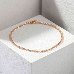 3mm na moda 585 rosa caracol de ouro trigo bracelete para mulheres menina moda casamento festa jóias presentes feminino 20cm dcb58