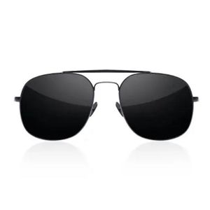 TS Sonnenbrille Pilotstyle Polarisierte Sonnenbrille Titan-Nylon-Linse Doppelte Antibeschlagbrille UV-Schutzbrille