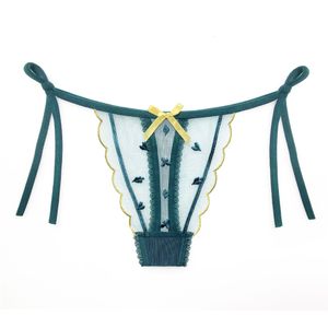 Mulheres lolita bandagem biquíni calcinha adolescente meninas transparentes mash sexy tanga g-strings para estudante nightwear calcinha