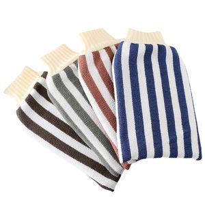 Scrub Exfoliating Korean Mitt Italien Handduk Washcloth Bad Dusch