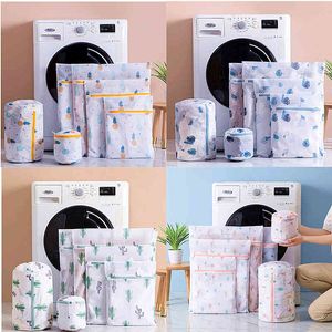 1 Set Zipper Malha Máquina dedicada Saco de lavagem suja underwear Sock Bra Lavanderia Cesta de lavagem multi-tamanho Kits