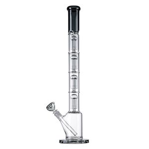 Heady Grandes Bondos de Vidro Grosso 4 Camadas 6 Armão Árvores Arqueiros 18mm Tubos de Água Conjunta Feminino Com Bacia Difusão Downstem Downstem Dab Rigs