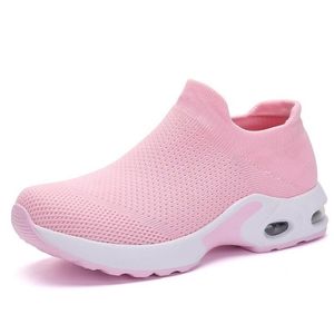 Style40 Moda Mężczyzna Buty do biegania Białe Czarne Różowe Bezkształtne Oddychające Wygodne Męskie Trenerzy Płótno Buty Sporty Sneakers Runners 35-42