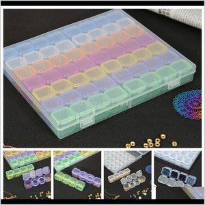 Boxes Bins Housekeeping Organization Home Garden Drop Delivery Grids D Diy Diamond Painting Drill Jewelry Box Rhinestone Embroider
