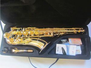 JUPITER Bb Tenor Saxophone nickel Silver Plated Tube Gold Key Sax Musical Instruments With Case Mouthpiece
