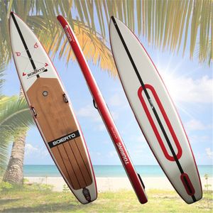 380x76x15cm Customzied surfboard inflatable paddle Rest assured quality board Double air chambers ISUP raceing boards