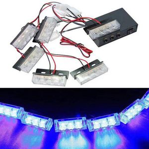 Emergency Lights 12V Vehicle Car Front Grille Deck LED Strobe Flash 3 Flashing Modes Hazard Warning Light Bar Lamp