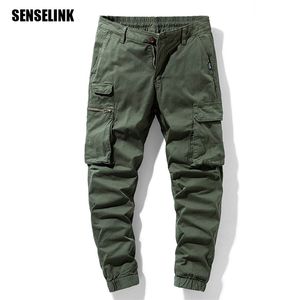 Autumn Men's Cotton Cargo Pants Outdoor Casual Fashion Jogger Pants Winter Military Tactical Overalls Cargo Pants Men 211112