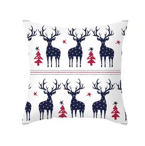 45x45cm Christmas Travesseiro Capa Papai Noel Elk Home Cushion Fronha Xmas Enfeites de Ano Novo Presentes 40 Designs opcionais BT6716