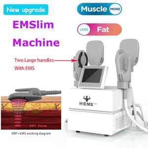 Senaste Emslim Hi-EMT Body Shaping Machine EMS Elektromagnetisk muskelstimulering Fett brinnande Hiems skönhetsutrustning