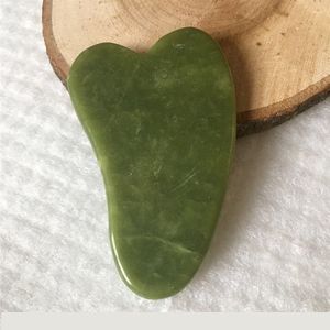 Gua Sha Natural Jade Guasha Board Massager f￶r skrapning av terapi Superkvalitetsskrapningskort kan fr￤mja blodcirkulation