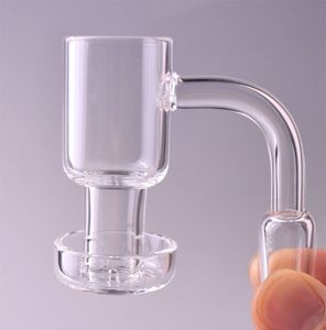 Toppkvalitet Handgjorda tillbehör Vakuumkvarts Banger Domeless Terp Slurper Up Oljedjag med hink 30mm Botten för glas Bong