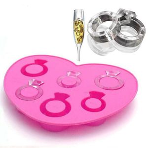 Lato Diament Love Ring Ice Tools Tray Cube Style Freeze Maker Mold Specjalne narzędzie RH1376