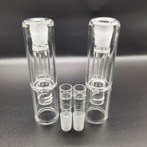14mm glazen bong waterbubbler waterpijp mondstuk stam met adapter voor solo lucht droge kruid vaporizer pen hydrotube bubblers