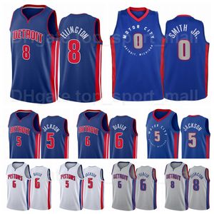 Basket stampato 8 Wayne Ellington Jersey 9 Cory Joseph 0 Dennis Smith Jr 6 Hamidou Diallo 5 Josh Jackson Taglia dalla S alla XXXL