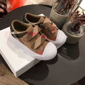 Run Designer Plaid Baby Girl Tennis Kids School Gym Boy Local Warehouse Black Leather Shoes Soccer