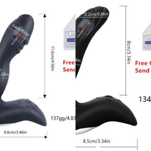 NXY Vibratori Massaggiatore vibratori Vibratore maschile Plug anale Stimolatore della prostata Ritardo Eiaculazione Anello Giocattoli per Gay Sex Shop 1118