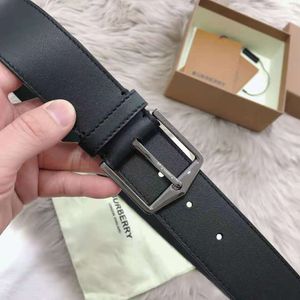 Top 40Cm Genuine Leather Gun Buckle Black Belts For Men Jeans Luxury Classic Brand Designer Fashion Belt Gifts Box