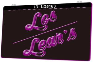 LD5163 Los Lear's 3D gravura LED sinal de luz atacado