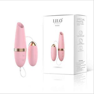 NXYCOCKRINGES Vibrator 4 in 1 Vibration Egg Clitoral Stimulator Masturbation Zunge Lecken Nippel Saugen Vagina Massage Sexspielzeug für Frauen 1123 1124