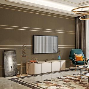 Wallpapers Geometric Line Pattern Graphic Wallpaper 3d Three-dimensional Vertical Stripes Home Improvement Living Room Silver Gray TV Backg