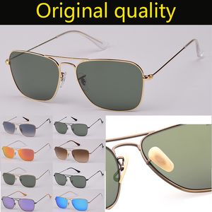 TOP quality square metal mens wome Sunglasses Eyeware Metal Frame Des Lunettes De Soleil