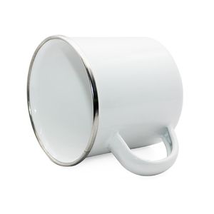 DIY Customized Sublimation Enamel Coffee Mug 12oz Camping Mug Metal Blank Coffee Cup mugs Enamel Steel Tumblers 1159 V2