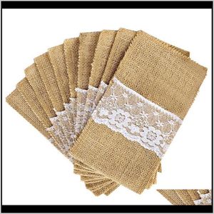 Party Vintage Shabby Chic Jute Lace Table Provis