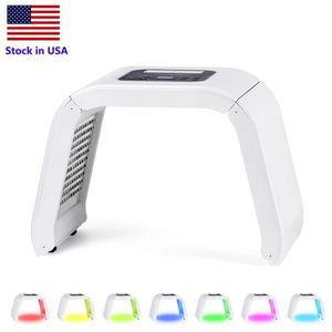 Estoque nos EUA 7 Color LED PDT Light Facial Mask Care Skin Caron Terapia Terapia Máquina de rejuvenescimento Remoção de rugas de tratamento de acne