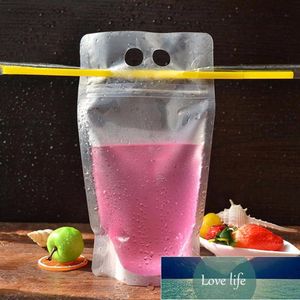 100 pcs 200ml ~ 500ml Fosco Fosco Bebida de Verão Bolsa Líquida Bolsa De Embalagem De Embalagem Barra De Leite Secor Sacos de Suporte