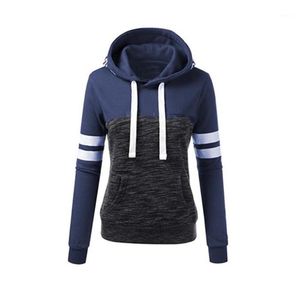 Kadın Bluz Bayanlar Casual Aşk Baskı Uzun Kollu Splice Kazak Hoodies Dikiş Dames Bluzlar Tops Lange Mouwen E # Kadın Gömlek