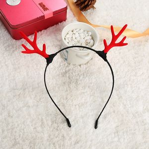 Koreanska hårtillbehör söt och söt tjej hårhår flicka enkel jul selfie som säljer söt geverhuvud knapphuvudbonad ny