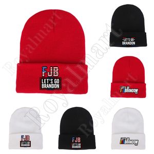 Vamos ir brandon chapéus inverno quente chapéu de lã beanie unisex de malha boné universal presente