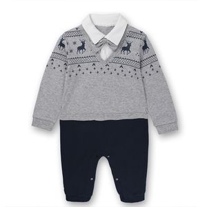 Ubrania dla dzieci niemowlęta nowonarodzone smoking jednoczęściowy ubrania dziecięce Bodysuit 210413