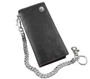 Wallet Mens High Quality FASHION Biker Rock Xtom2013 Concho Card Money Leahter Chain