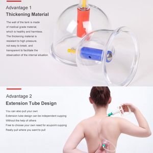Wholesale magnetic cupping therapy for sale - Group buy 24 Large Cupping Cups Vacuum Magnetic Therapy Set Cupping Pump Chinese Acunpuncture Cans for Massage Anti Cellulite Massager Cup