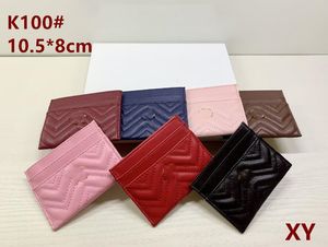 Ladies classic high quality card bag fashion limited edition luxury bag letter design multi-card wallet unisex