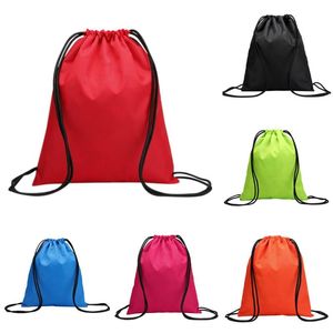 Outdoor Bags Summer Drawstring Backpack Sackpack Daypack Waterproof String Bag Storage Lightweight Pouch For Sports Swimming Travel