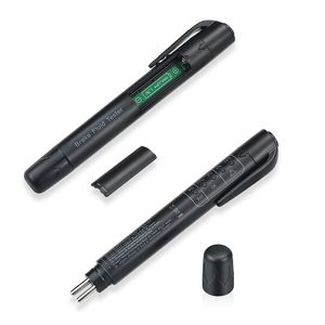 Diagnostiska verktyg 1st LED-bromsolja Testning PEN Automobile Water Content Detection Diagnostic Pennor Motorcykel Bromsar Vätska 1,5V Tester