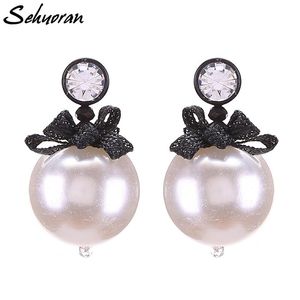 Stud Sehuoran Bohemian Pearl Oorbellen Earrings For Women Vintage Statement Pendientes Fashion Jewelry Wholesale Party Gifts
