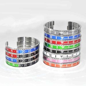 Känd varumärke Rostfritt stål Manschettknappar BSPeed Watch Motorcykel Bilarmband Kvinnor Män Lover Gift