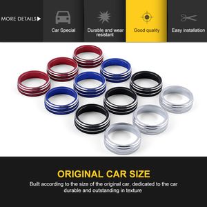 Air Conditioning Knob Decorative Cover Ring Adjust Climate Control Switch Buttons For VW Tiguan Atlas T-roc Ateca FR Passat B8