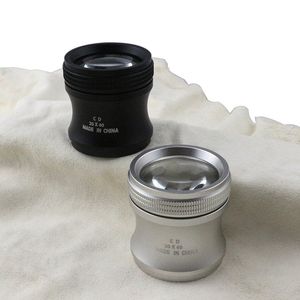 Microscópio joalheiro assista ferramenta de aumento 20x portátil lupa monocular lupa lente para lupa olho kit de reparo len