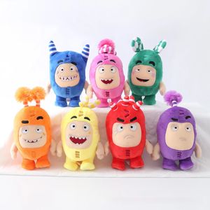 7 sztuk / partia kreskówka Oddbods anime pluszowe zabawki skarb żołnierzy potwór miękki nadziewane bezpiecznik bubbles Zeke Jeff Lalka dla dzieci prezent