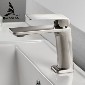 Bathroom Sink Faucets Basin Brushed Nickel Torneiras Single Handle Hole Taps Hot Cold Mixer Tap Crane 9922 Ozg8