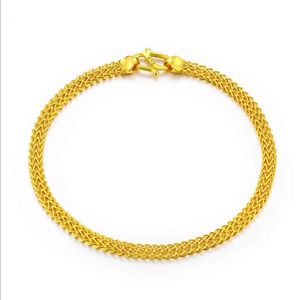 Authentic 999 Solid pure Gold Bracelet/ Fashion Bracelet 6g Link, Chain